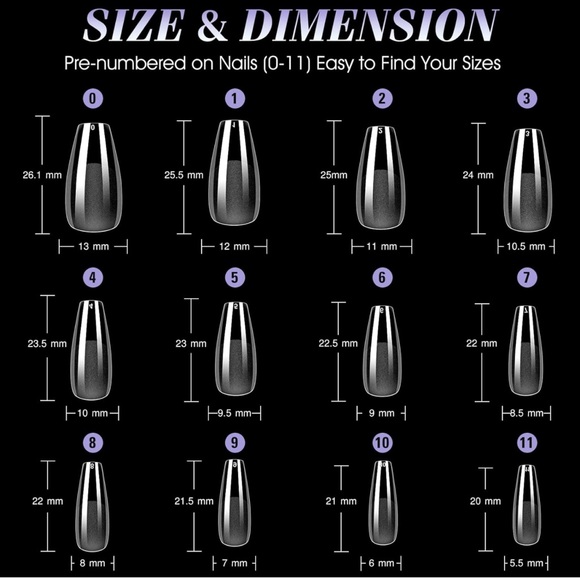 Handmade press on nails Medium coffin beige color flower design - Picture 6 of 7